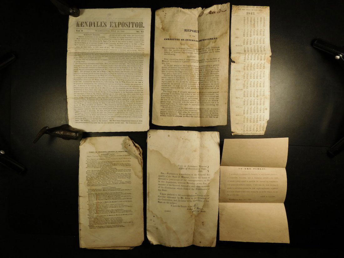 1800 EARLY Missouri History Railroad CIVIL WAR (1 of 10)