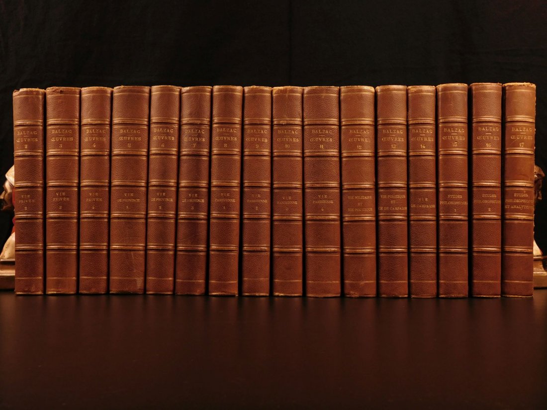 1875 Complete Works of Honore de Balzac French (1 of 10)