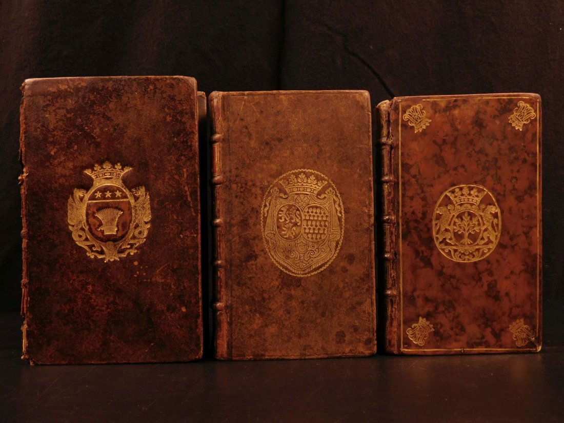 1683 Armorial Book Lot ARMS Turkish Emperors Rycaut (1 of 10)