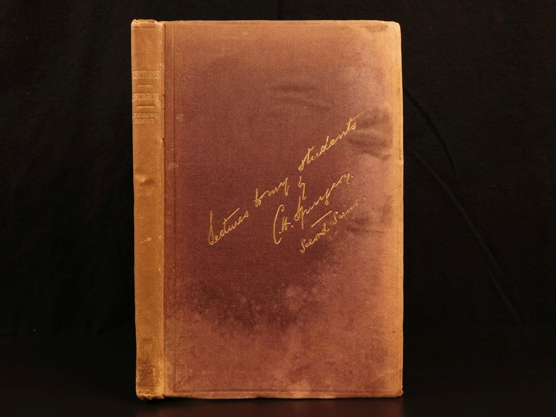 1882 Charles Spurgeon Lectures to my Students Baptist (1 of 10)