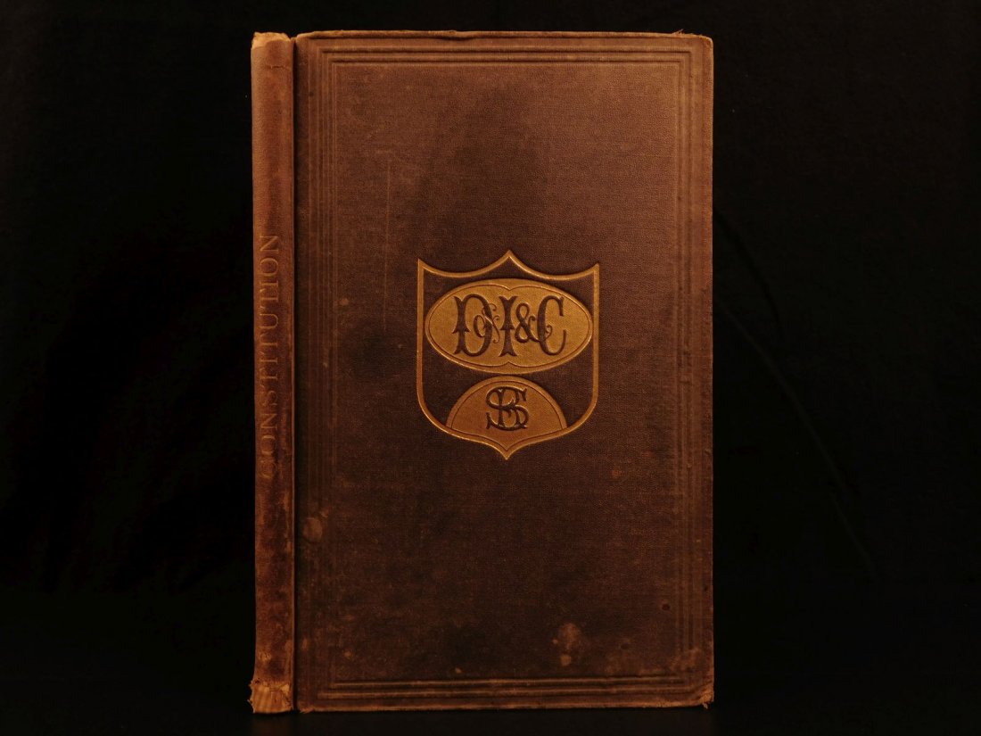 1870 Constitution of United States Slavery & 13th Amend (1 of 10)