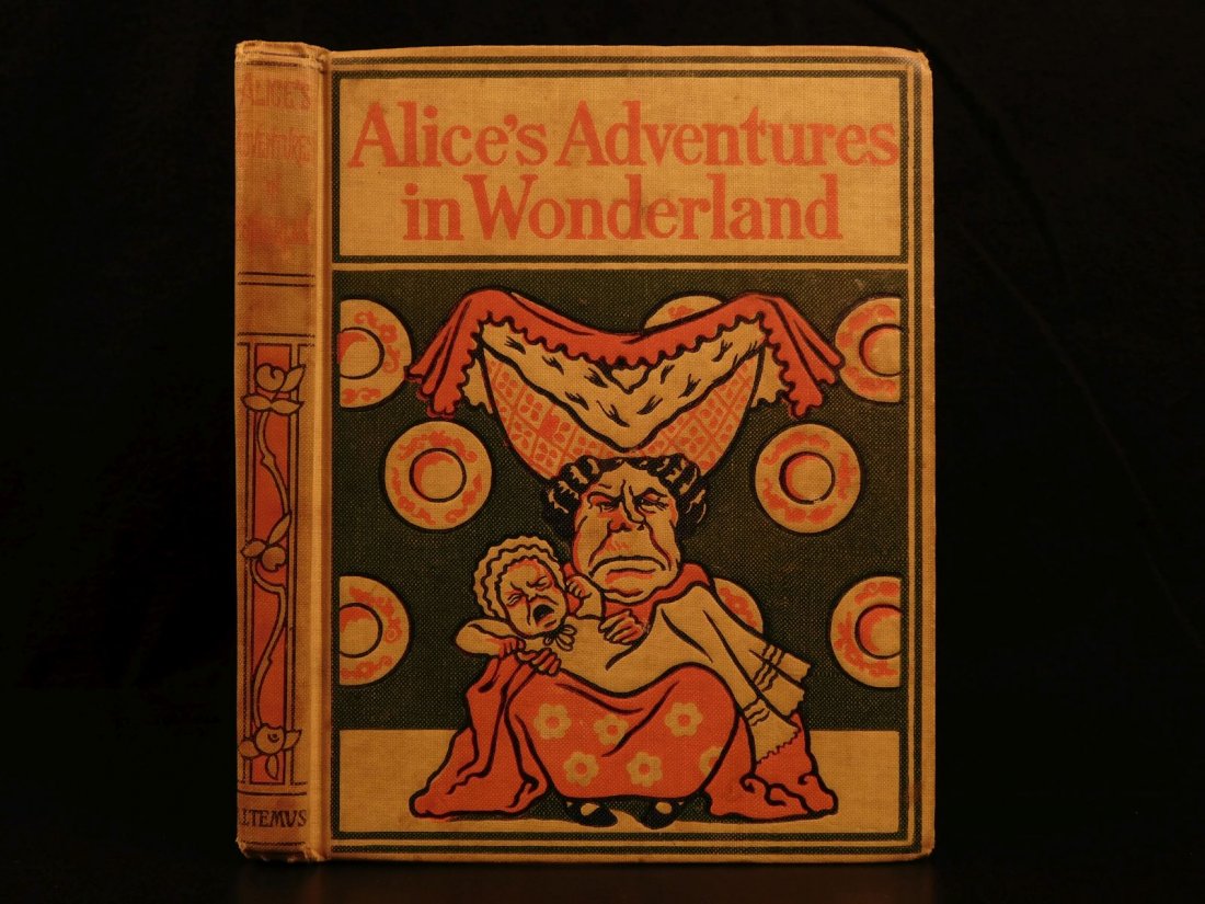 1897 Alice in Wonderland Fantasy Illustrated Rabbit: 1897 Alice in Wonderland Fantasy Illustrated Rabbit Hole Classic Altemus “If I had a world of my own, everything would be nonsense. Nothing would be what it is, because everything would be what it i
