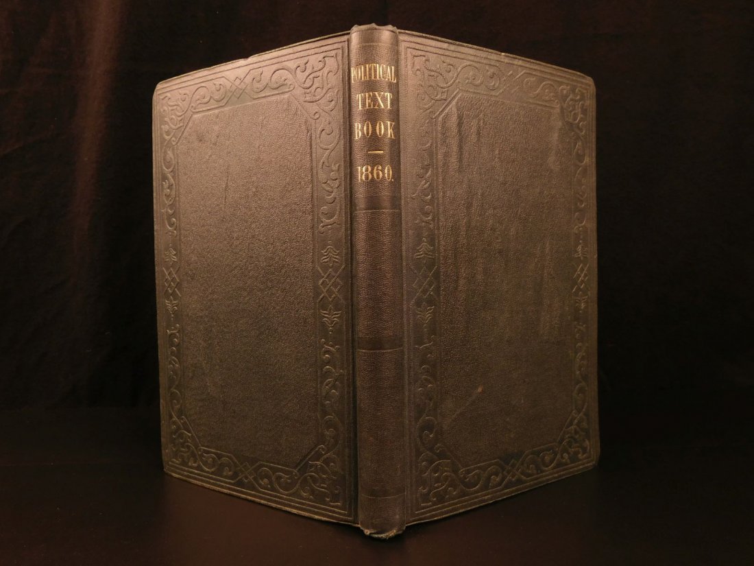 1860 Political Textbook President Abe Lincoln Douglas (1 of 10)