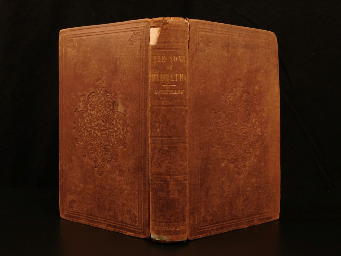 1856 1ed Song of Hiawatha Henry Wadsworth Longfellow (1 of 10)