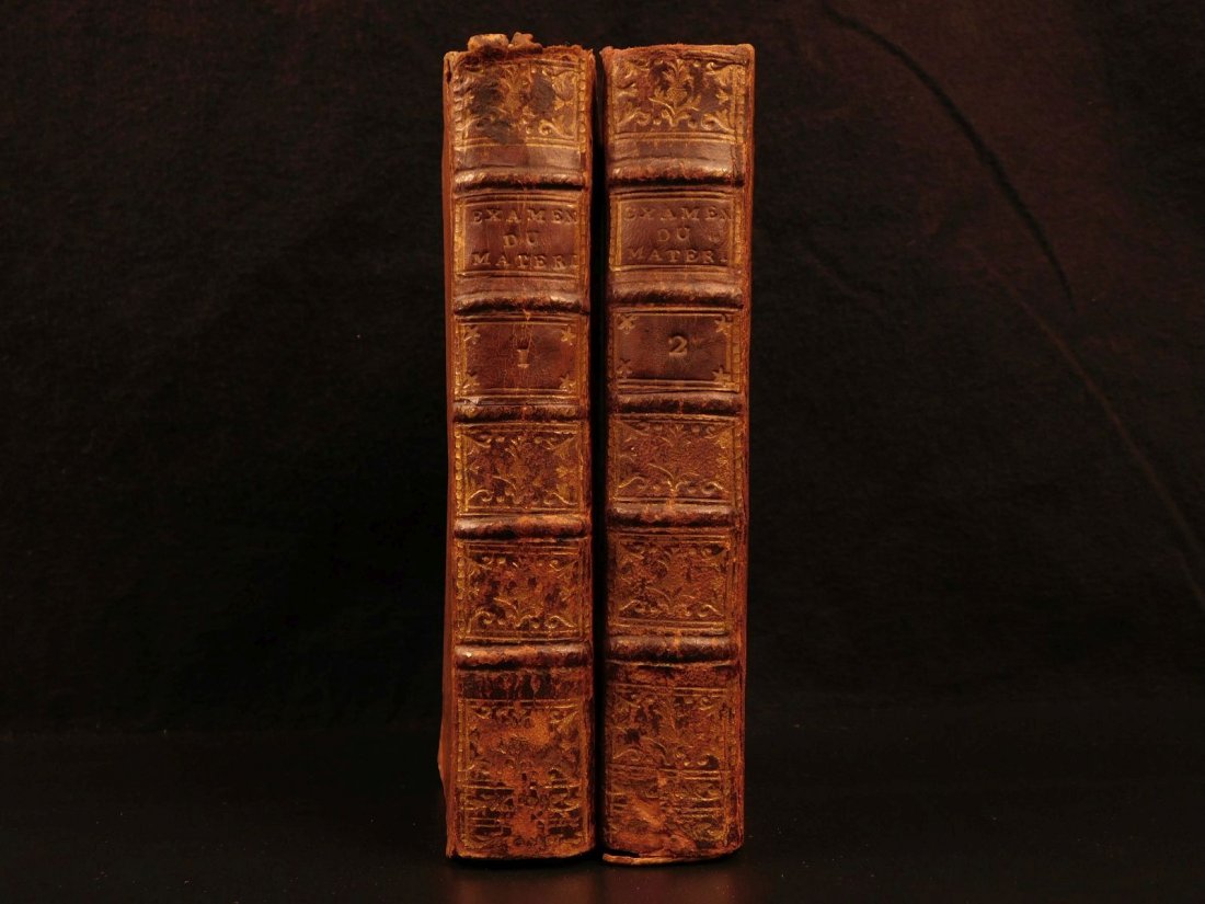 1772 Bergier Examen du Materialism Christianity Defense: 1772 Bergier Examen du Materialism Christianity Defense Atheism Nature of God Nicolas-Sylvestre Bergier was an 18th-century French Catholic who is remembered for his controversial writings on Deism, C