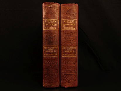 1863 1st ed History of American CIVIL WAR Abbott: 1863 1st ed History of American CIVIL WAR Abbott Illustrated Slavery Abe Lincoln “Anger is temporary insanity.” --John S.C. Abbott John S. C. Abbott, a clergyman and historian was well