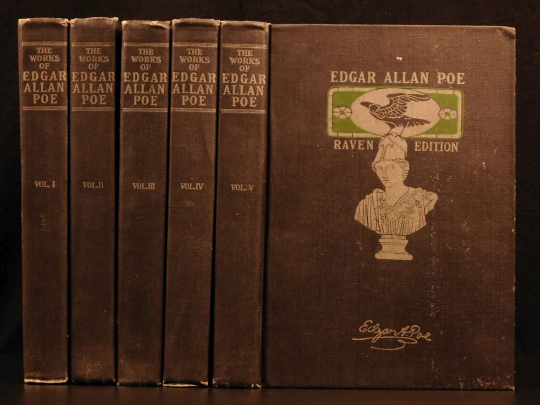 1903 Complete Works Edgar Allan POE Poems Bells Raven (1 of 10)
