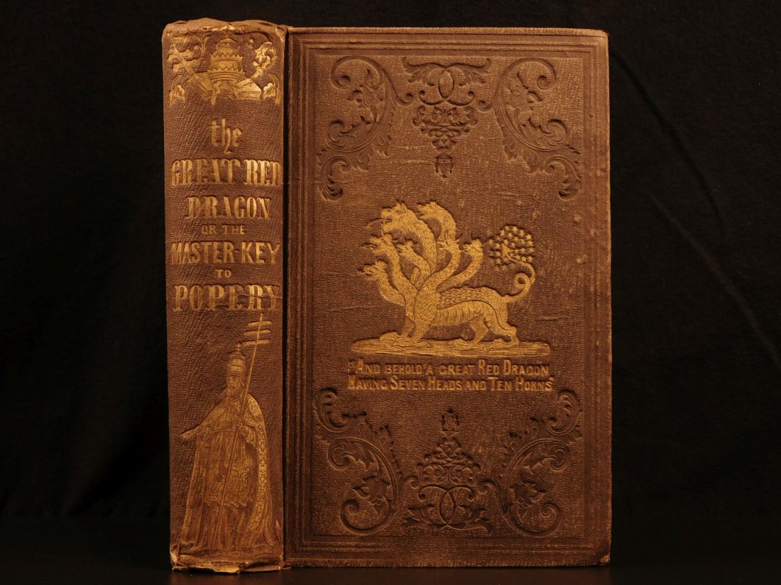 1854 Red Dragon Purgatory Inquisitions Excommunication: 1854 Red Dragon Purgatory Inquisitions Excommunication Anti Catholic Propaganda “And behold a great red dragon, having seven heads and ten horns” --Revelation 12:3 Anthony Gavin’s “The Great R