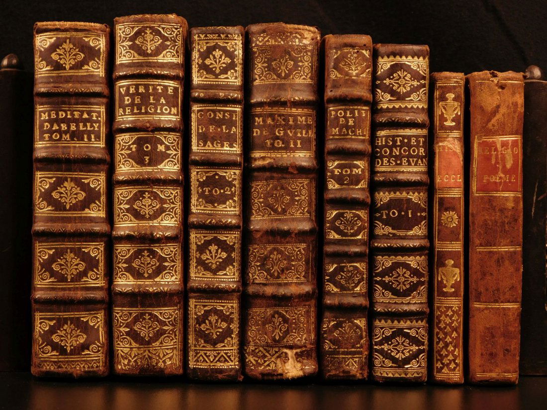 1675 8 Rare Book Lot Machiavelli Livy Jean Racine (1 of 10)