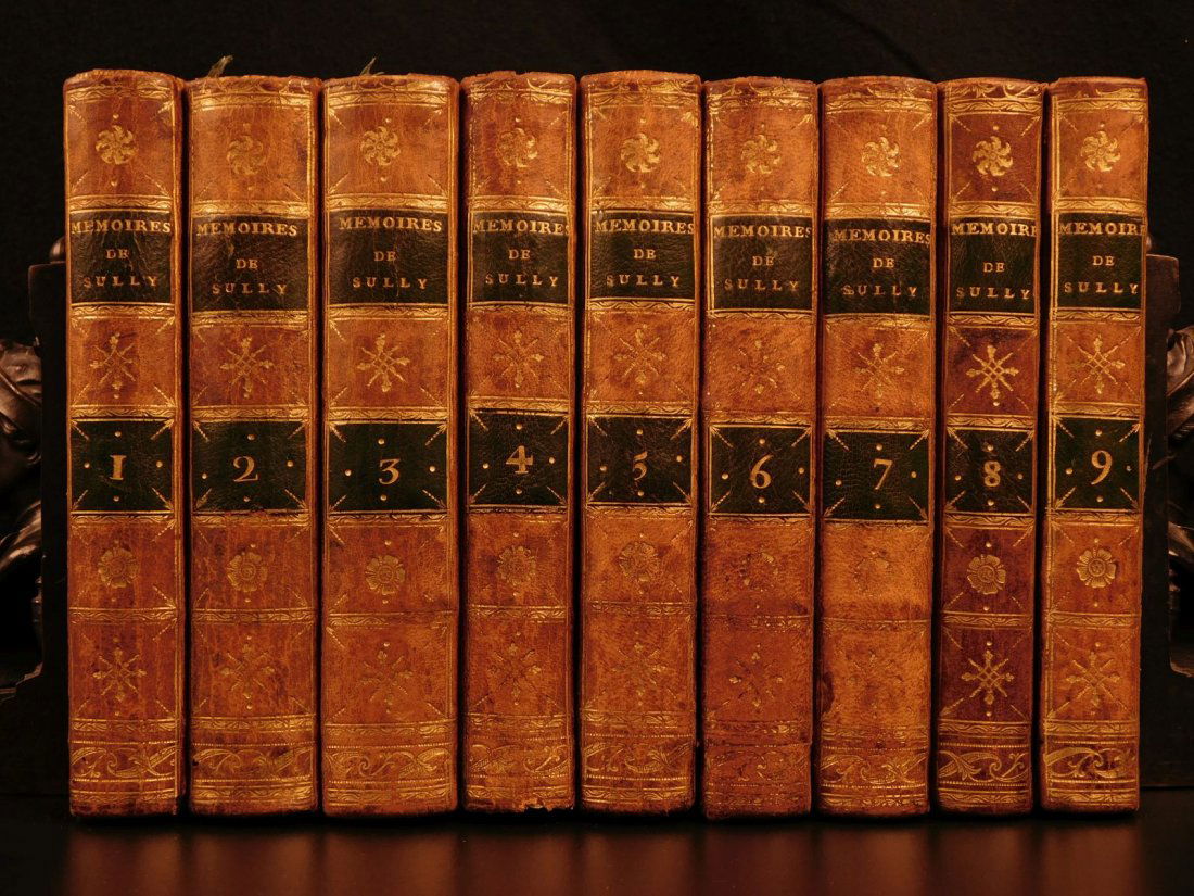 1778 Memoirs of Duke of Sully France Henry IV UTOPIAN (1 of 10)