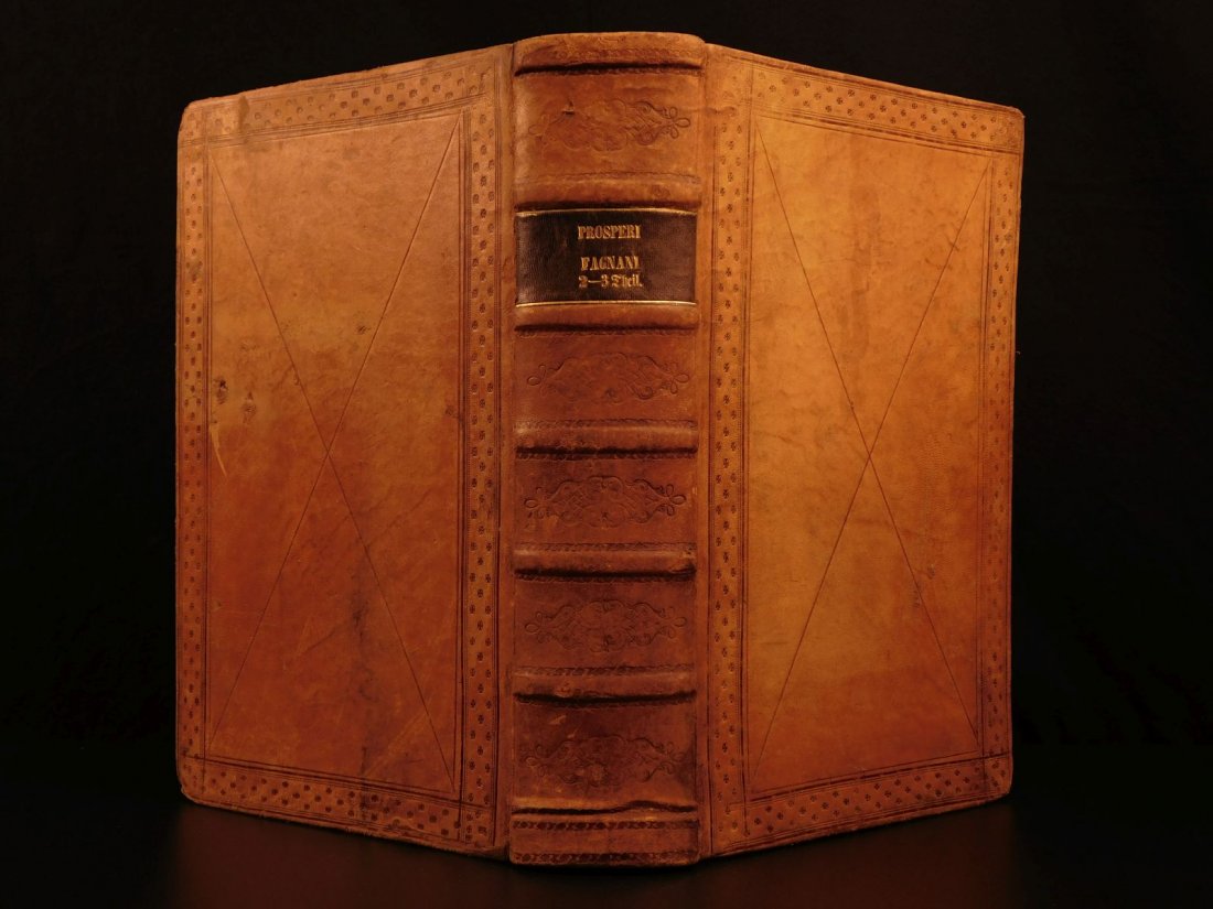 1681 HUGE FOLIO Prospero Fagnani LAW Pope Gregory IX (1 of 10)