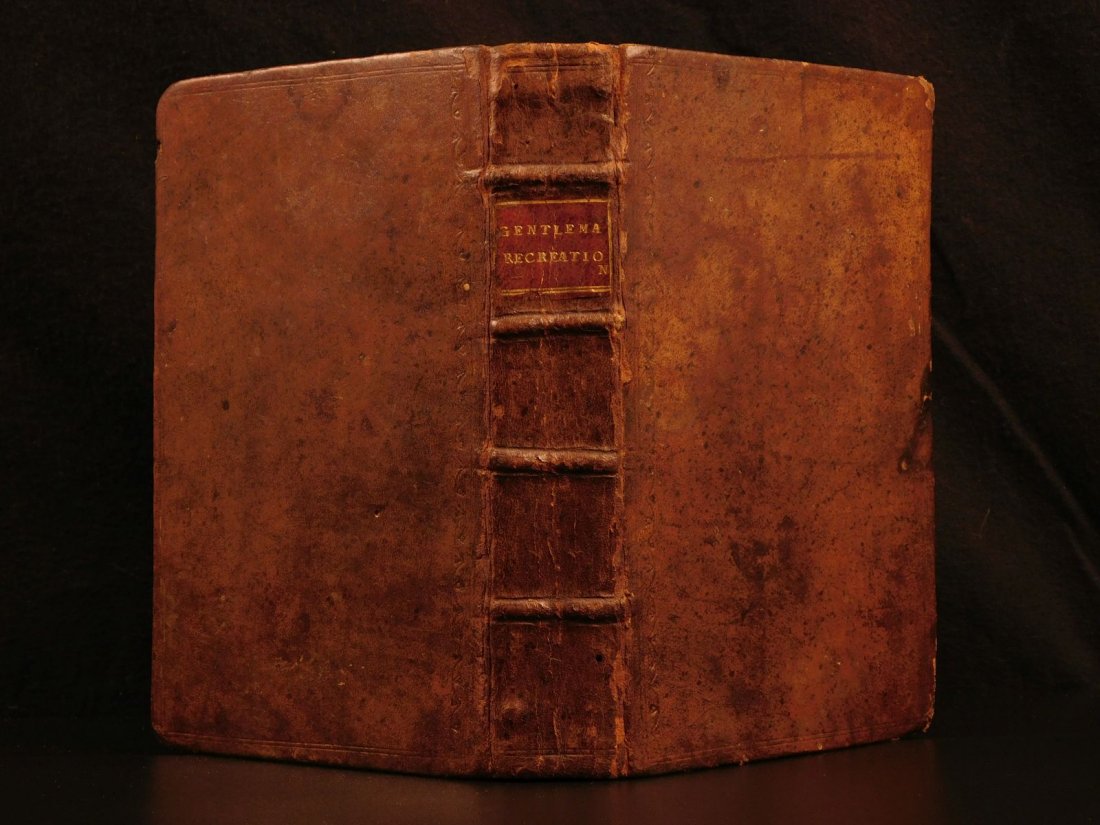 1697 Fishing Hawking Elk Hunting Illustrated Nicholas: 1697 Fishing Hawking Elk Hunting Illustrated Nicholas Cox Gentleman’s Recreation An important 17th-century book on fishing, hunting, and gentleman’s outdoor sports by Nicholas Cox. “The Gentlema