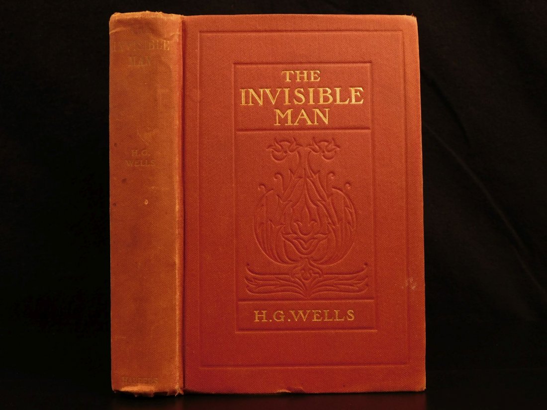 1897 HG Wells The Invisible Man Science Fiction Mystery (1 of 10)