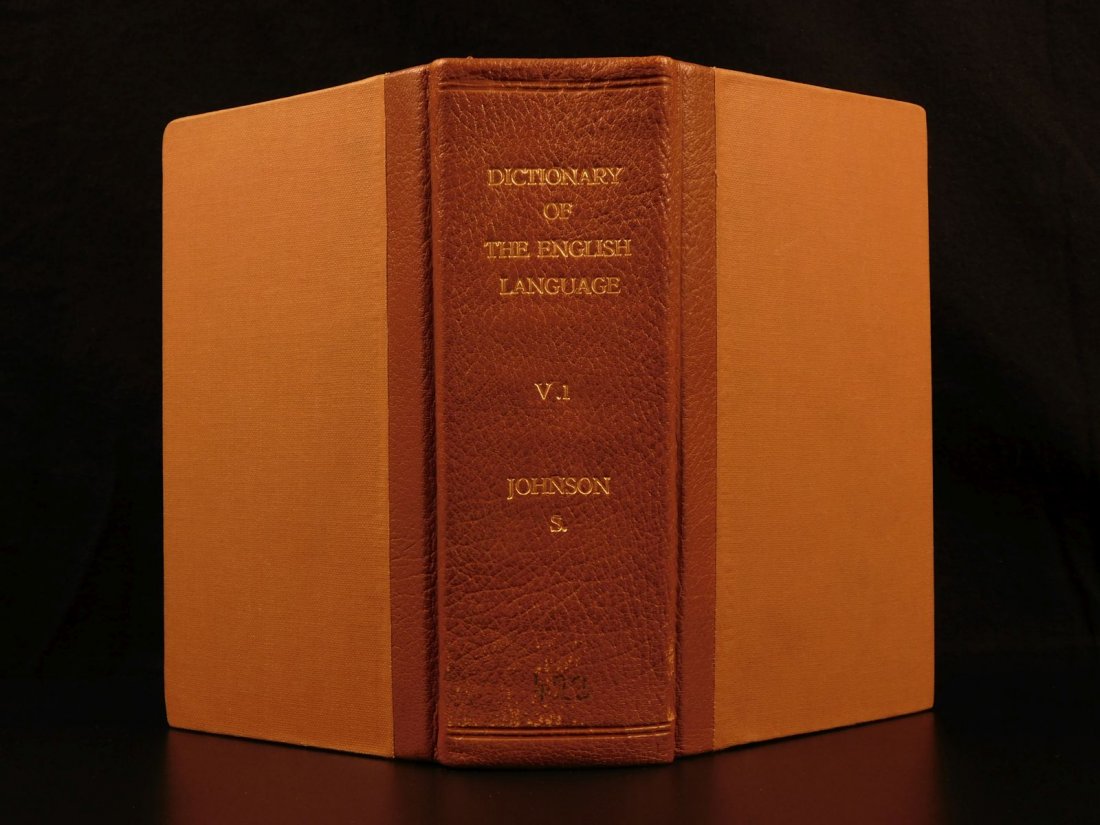 1778 Samuel Johnson FAMOUS Dictionary of English (1 of 10)