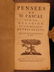 1677 Blaise Pascal PENSEES Christian Apologetic Pascal - 2