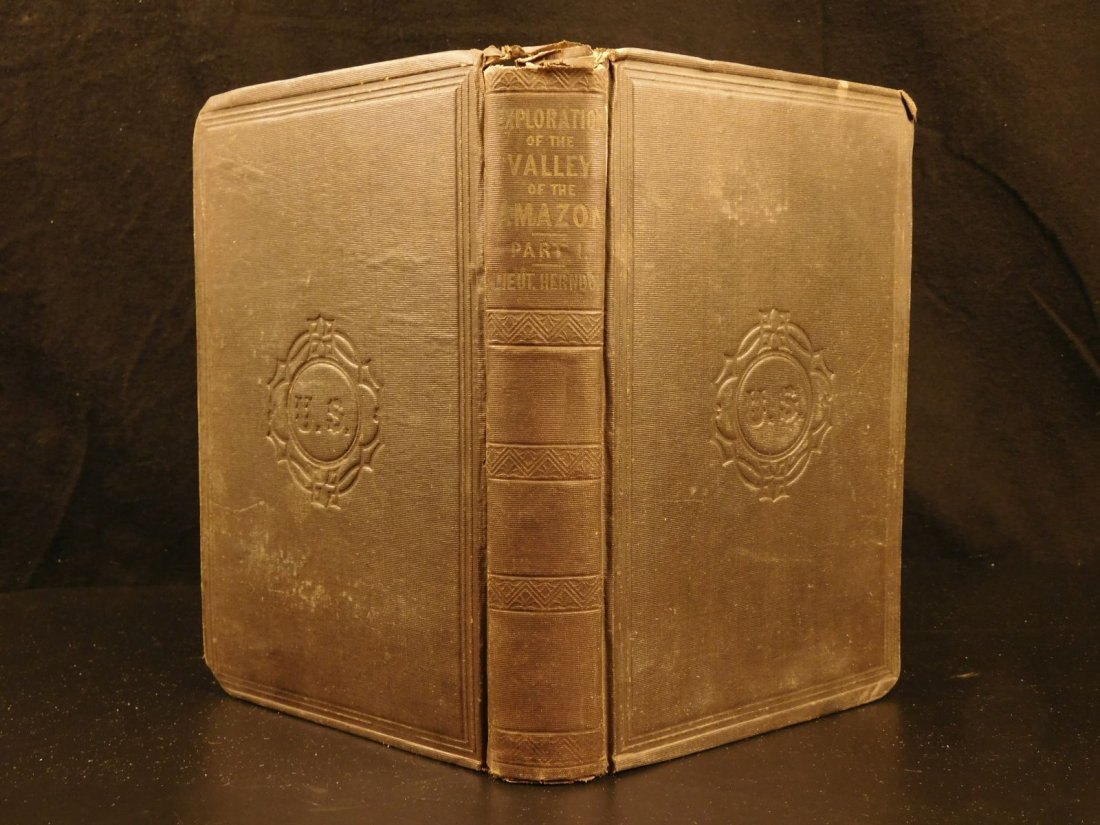 1853 Exploration of Amazon Valley Brazil Navy Voyages: 1853 Exploration of Amazon Valley Brazil Navy Voyages Illustrated Herndon Gibbon Commander William Lewis Herndon was one of the US Navy's outstanding explorers and seamen. In 1851 the secretary of the