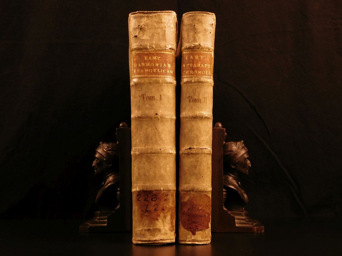 1699 Bible Commentary Holy Land Maps Gospel Harmony (1 of 20)