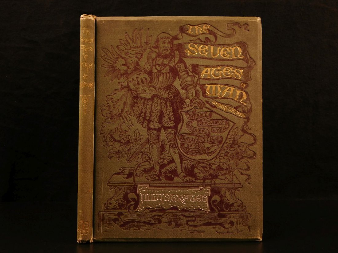 1885 Shakespeare Seven Ages of Man As You Like it (1 of 11)