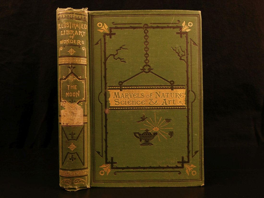 1873 1st ed Wonders of MOON Guillemin Astronomy Science (1 of 13)