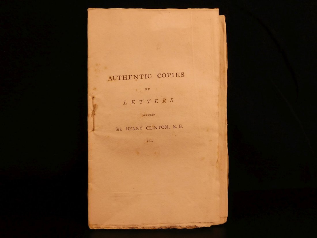 1793 American Revolution WAR Letter of Henry Clinton (1 of 13)