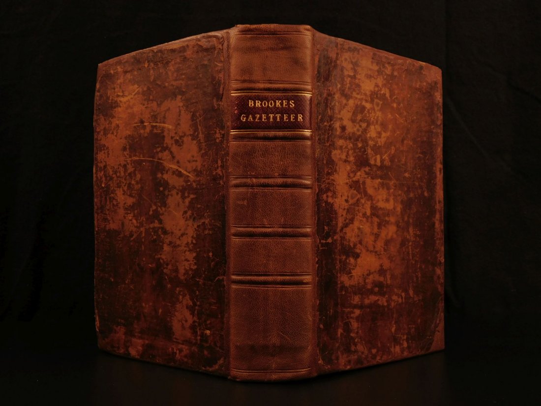 1797 Atlas MAPS Brookes General Gazetteer Geography (1 of 15)