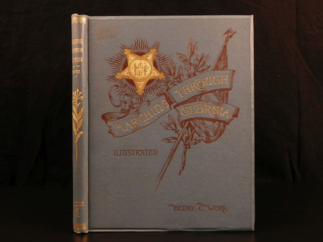 1889 1ed SONGS Marching Through Georgia Henry Work (1 of 18)