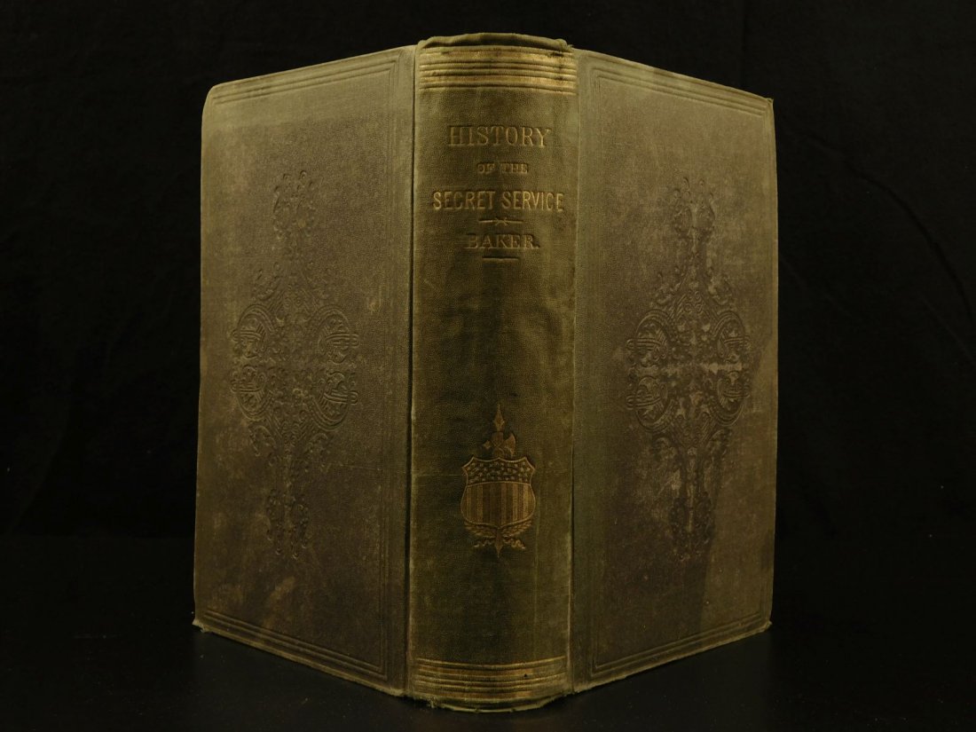 1867 United States Secret Service Wilkes Booth Lincoln: 1867 United States Secret Service Wilkes Booth Lincoln Assassination Civil War A beautiful, decorative first edition of the history of “The United States Secret Service.” This book, by General La 