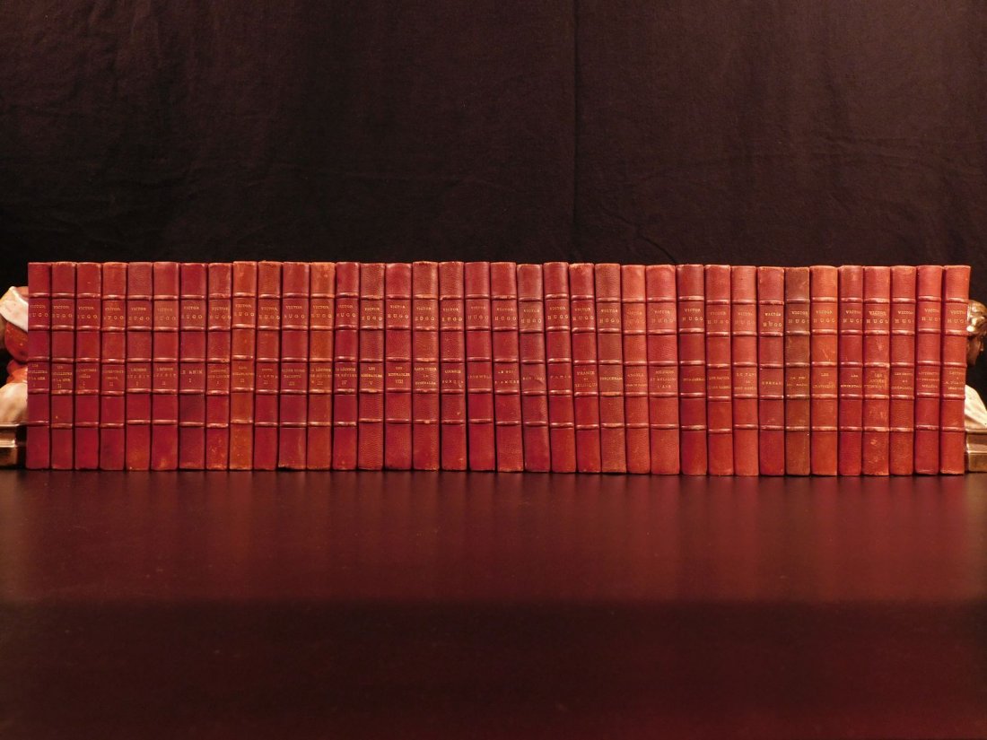 1898 Victor HUGO Complete Works French Les Miserables (1 of 10)