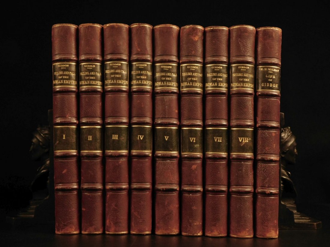 1840 Famed Edward Gibbon Decline & Fall of Roman Empire (1 of 10)