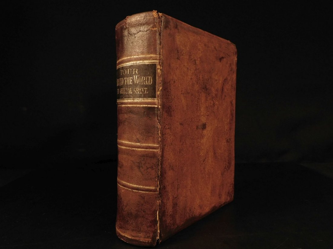 1879 Ulysses S Grant Around the World Japan Egypt: 1879 Ulysses S Grant Around the World Japan Egypt Pyramids Illustrated Americana A rare first edition of Ulysses S. Grant’s account from his world tour. Edited and written by John Russell Young, thi