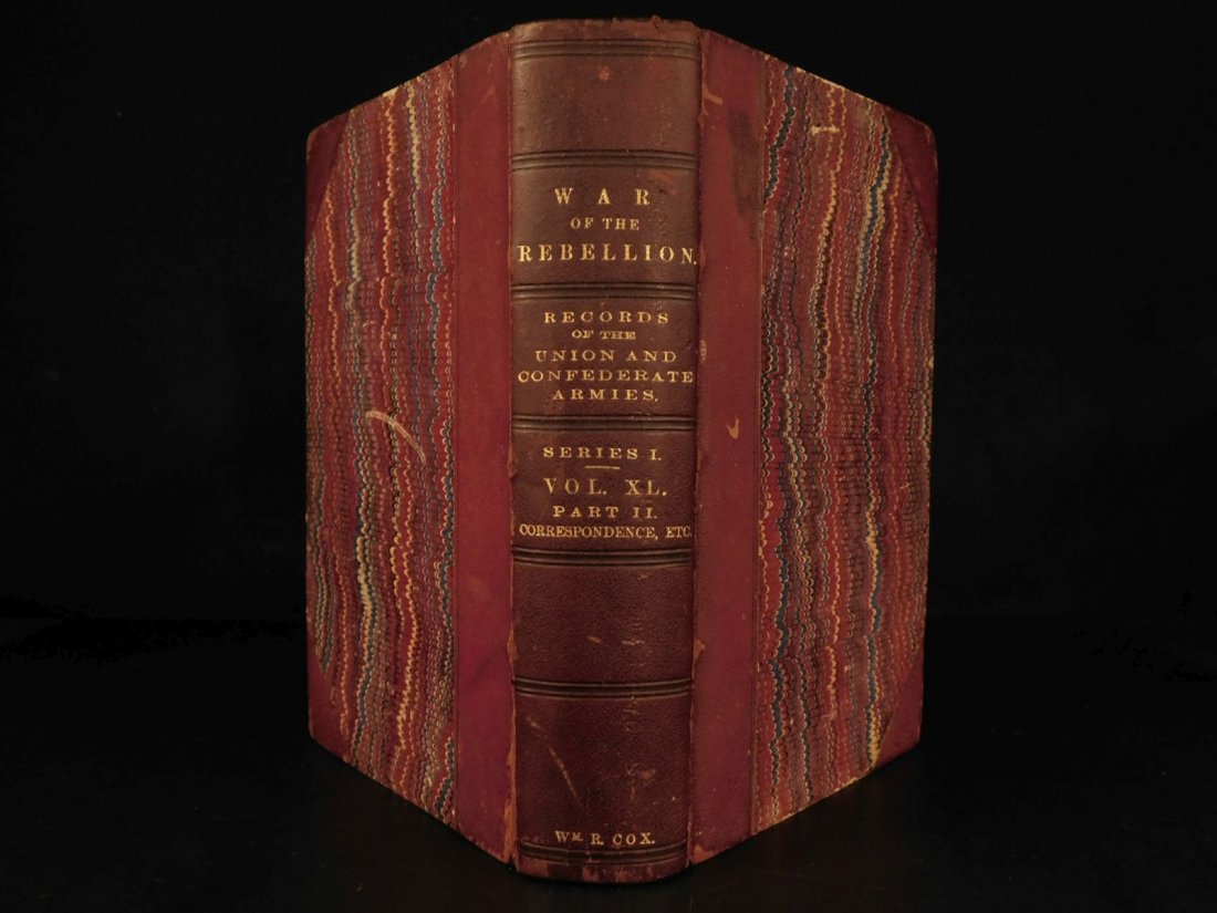 1892 CONFEDERATE General OWNED War of the Rebellion (1 of 10)