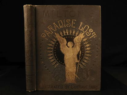 1890 John Milton Paradise Lost Illustrated by Gustave: 1890 John Milton Paradise Lost Illustrated by Gustave Doré Art EXQUISITE FOLIO “The mind is its own place, and in itself can make a heav’n of hell, a hell of heav’n.” (PL 1:263) “When