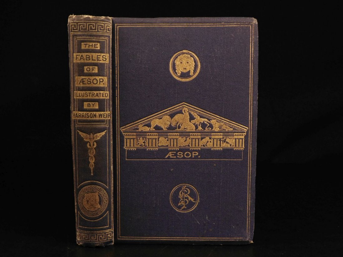 1867 AESOP Fables Three Hundred Weir Illustrated Greek: 1867 AESOP Fables Three Hundred Weir Illustrated Greek Myths Folklore CLASSIC “A doubtful friend is worse than a certain enemy. Let a man be one thing or the other, and we then know how to meet him.