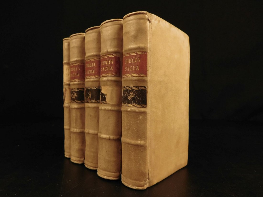 1679 BIBLE Biblia Sacra Vulgate Latin Sixtus V Clement (1 of 10)