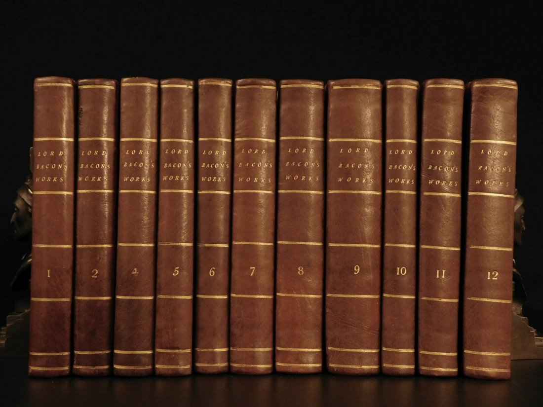 1802 Works Francis Bacon Natural History Science (1 of 10)