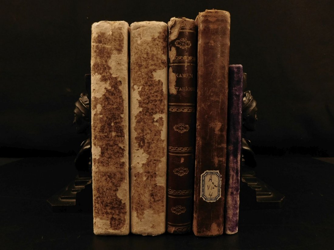 1712 4 Rare Book Lot Italian Bible Catholic Church Devo (1 of 10)