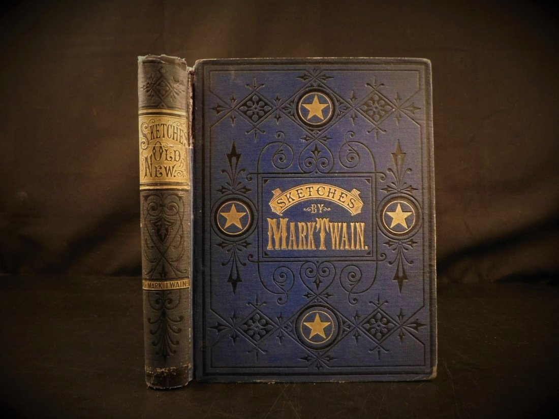 1875 1st ed Sketches Mark TWAIN Samuel Clemens Jumping (1 of 10)