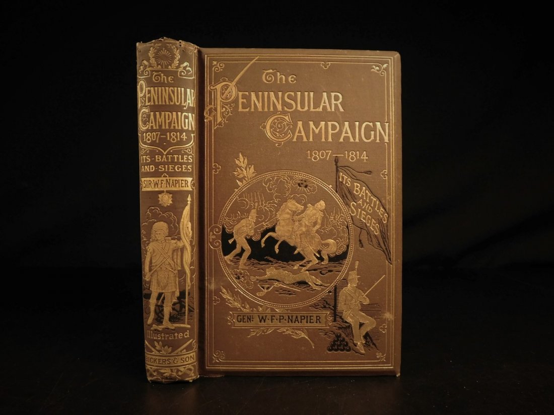 1889 1st ed Napoleon Bonaparte Narrative of Peninsular (1 of 10)