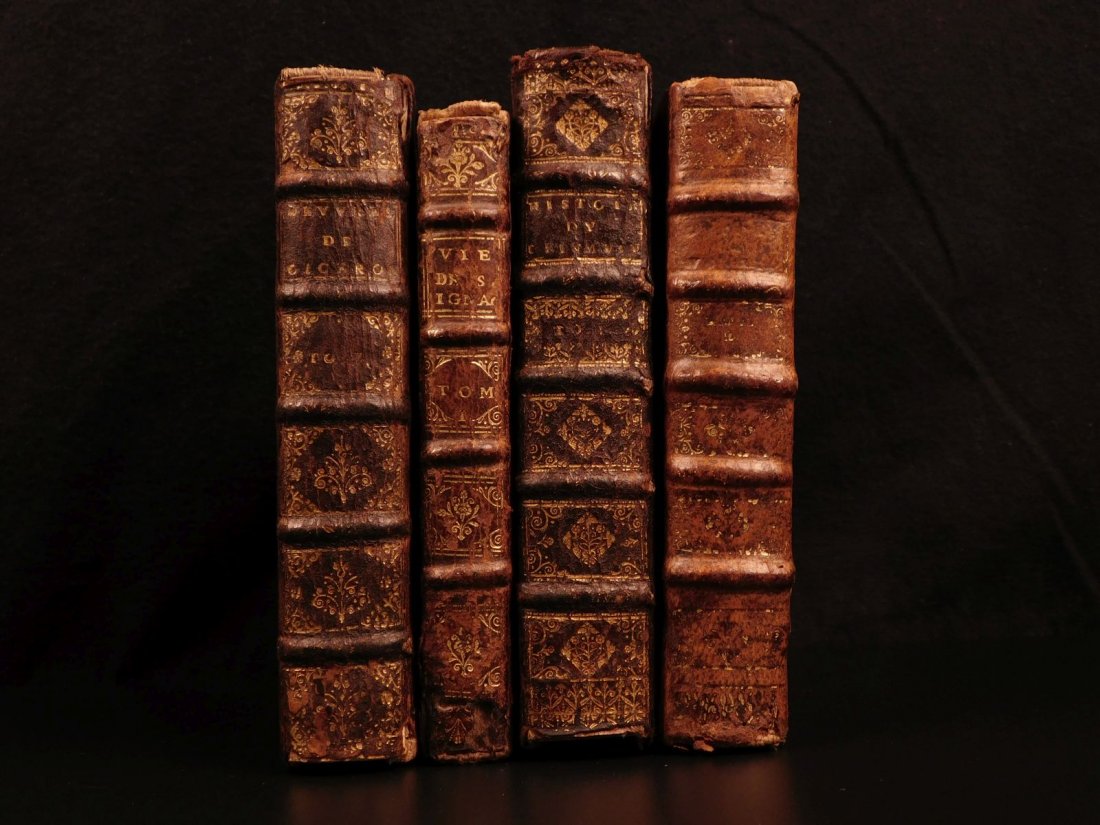 1670 4 Rare Books Pascal Cicero ROME 1st Triumvirate: 1670 4 Rare Books Pascal Cicero ROME 1st Triumvirate Ignatius Loyola Provincial Letters A fine collection of 17th-century rare books, popular titles with important contents. This set features a volume