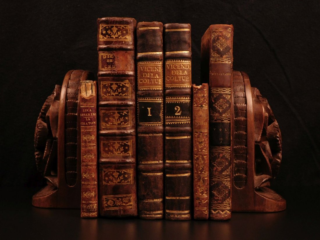 1645 Rare 6v Book Lot Italian ART History Metastasio (1 of 10)