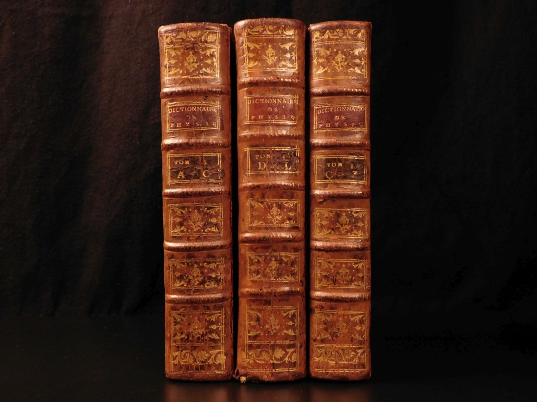 1781 Physics Dictionary Experiments Science Chemistry (1 of 10)