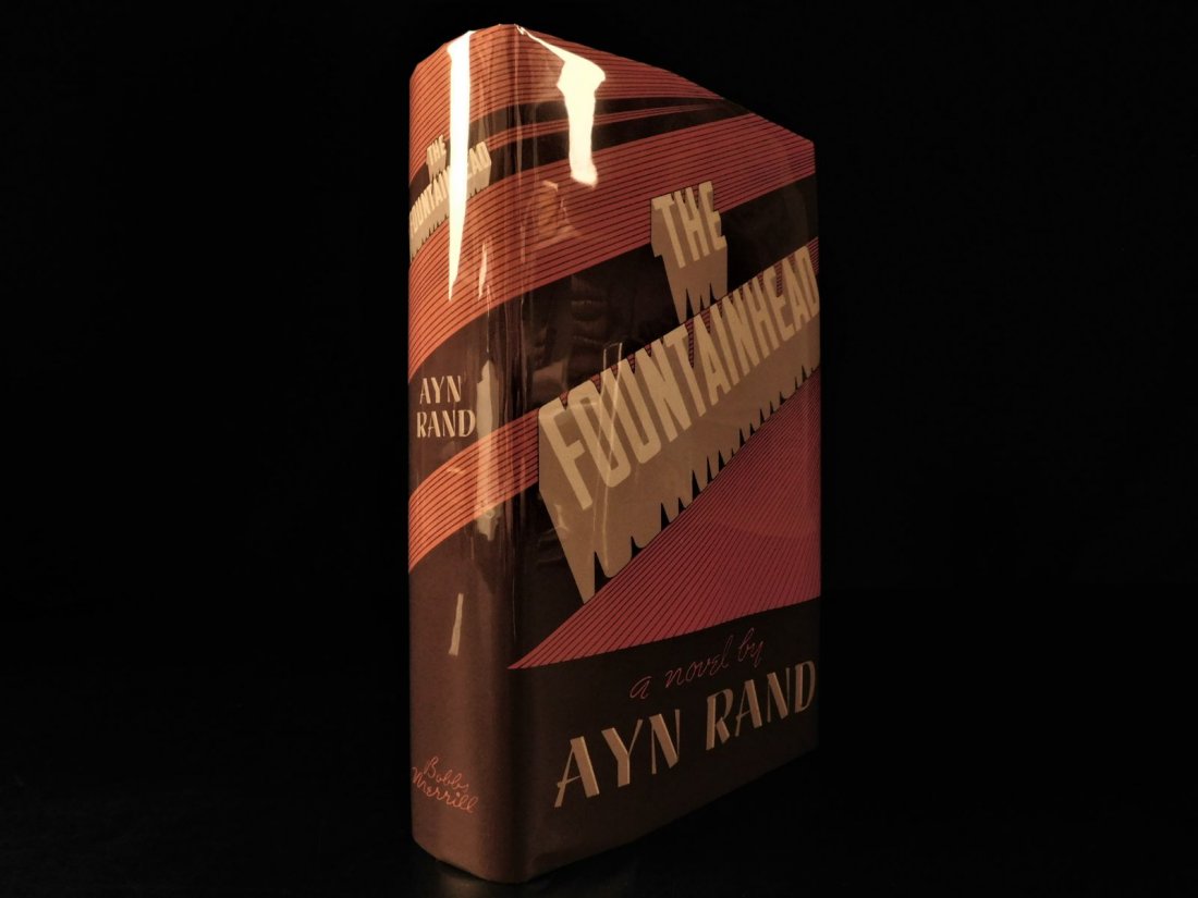 1943 1st ed Fountainhead by Ayn Rand Objectivism Dystop (1 of 10)