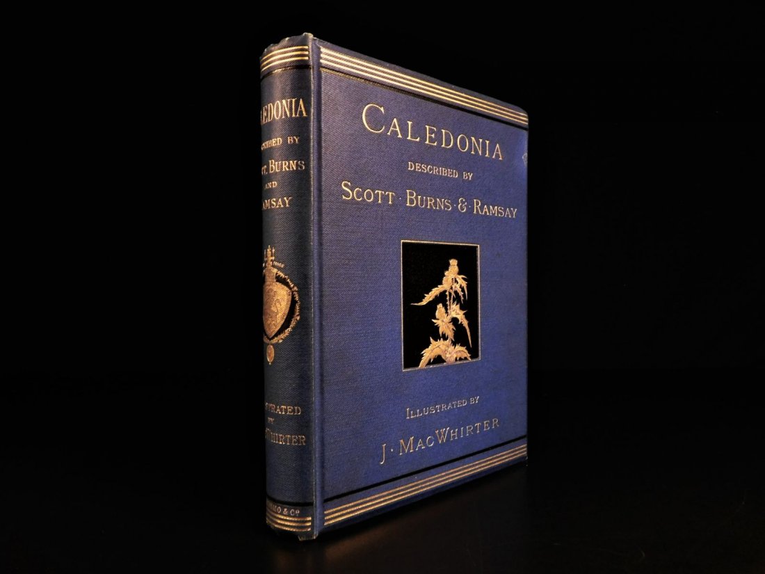 1883 Caledonia Scottish Poetry Robert Burns Walter Scot (1 of 10)
