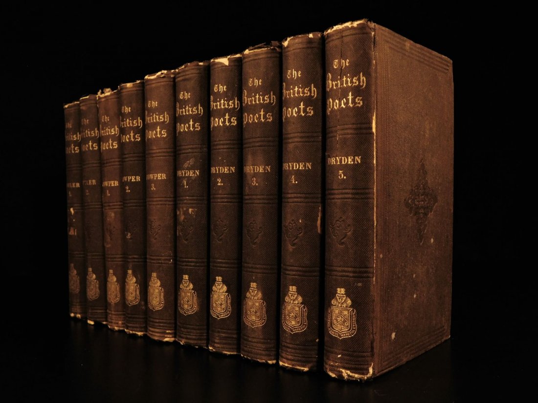 1854 British Poets English Literature John Dryden Samue (1 of 10)