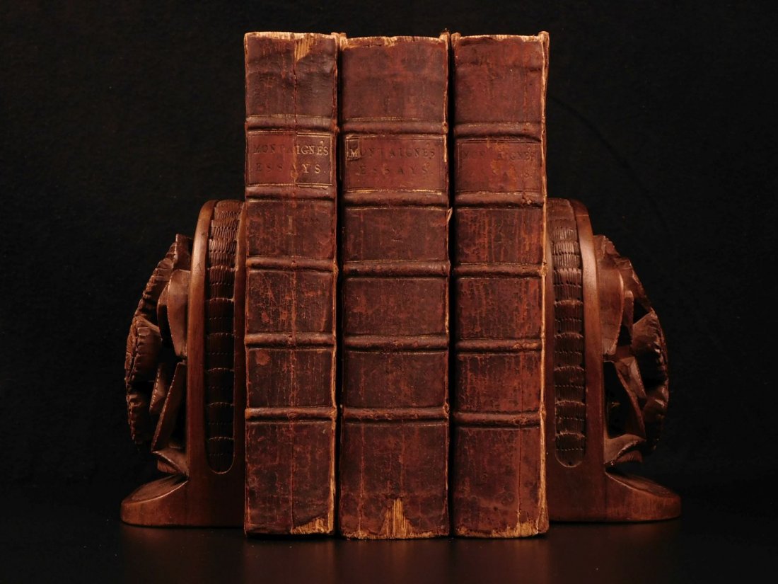 1759 ENGLISH ed Essays of Michel de Montaigne French (1 of 10)
