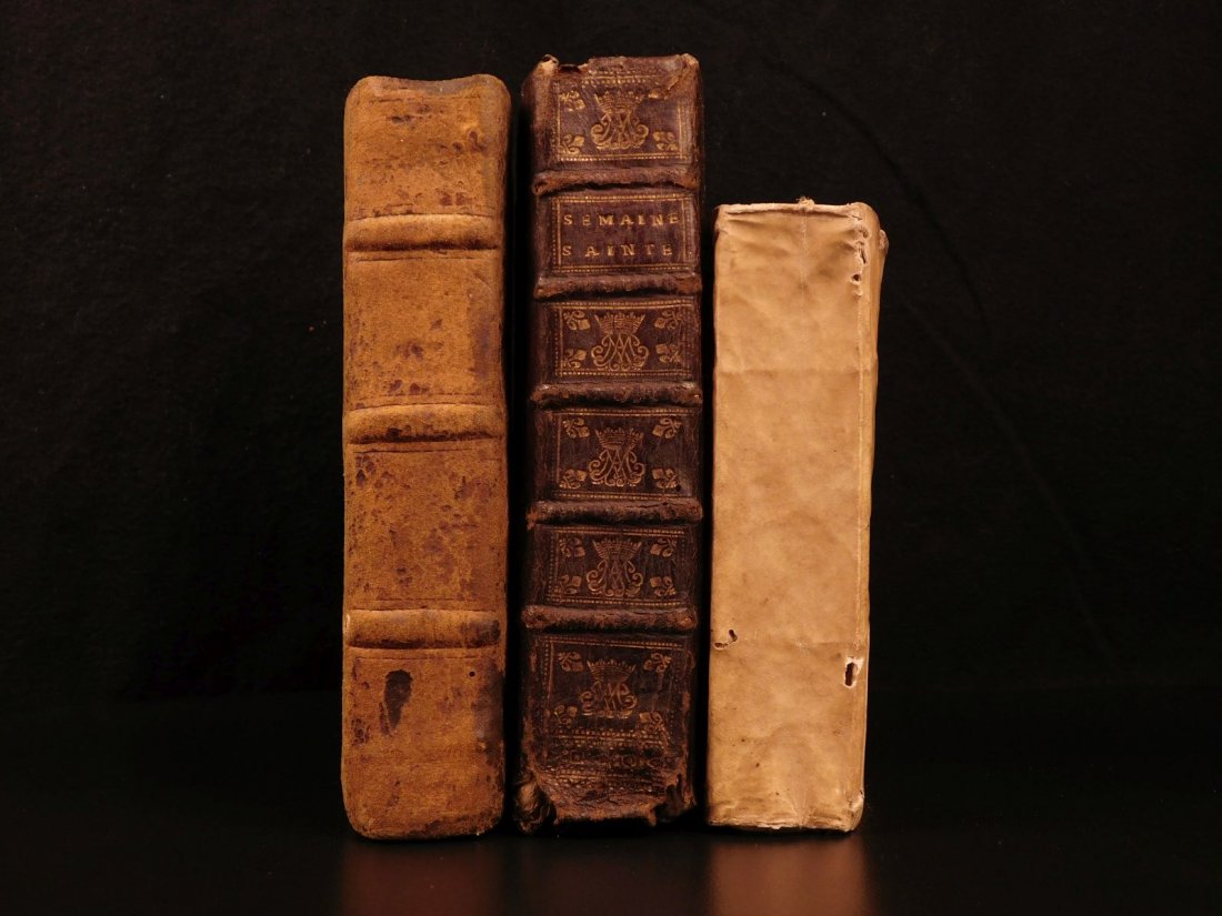 1624 RARE Book Lot 3v Saint Bernard Gretser Language (1 of 10)