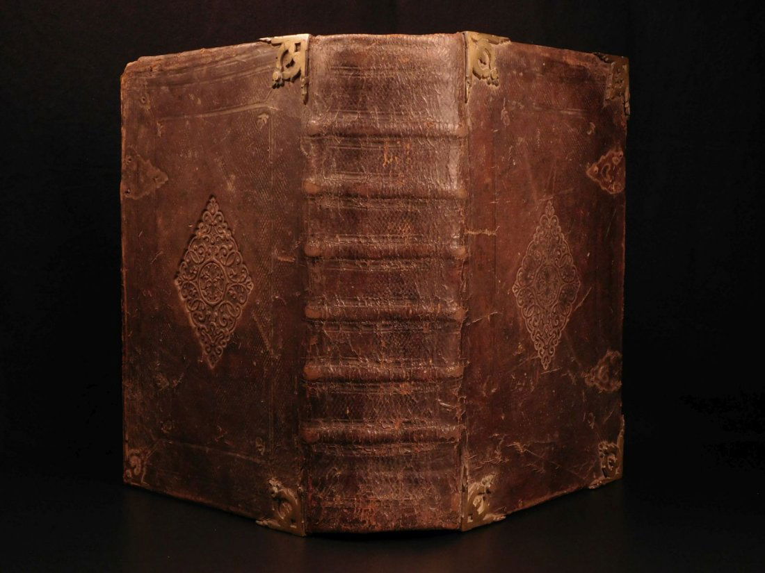 1718 BIBLE Dutch ENORMOUS Biblia Hasebroeck HUGE MAPS (1 of 10)