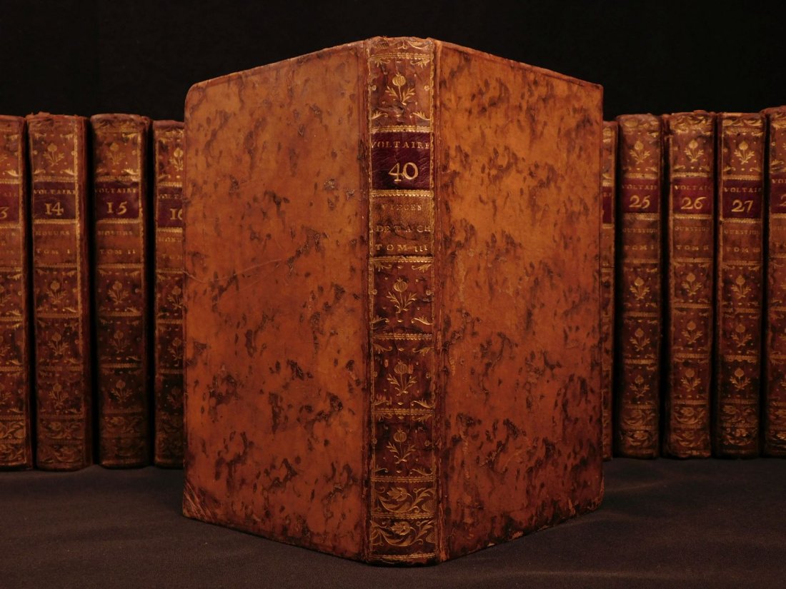 1775 VOLTAIRE Complete Works French Physics Illustrated (1 of 10)
