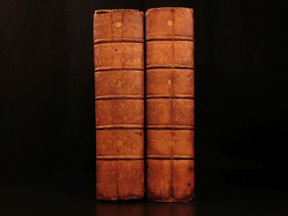 1785 Samuel Johnson FAMOUS Dictionary of English Langua (1 of 10)