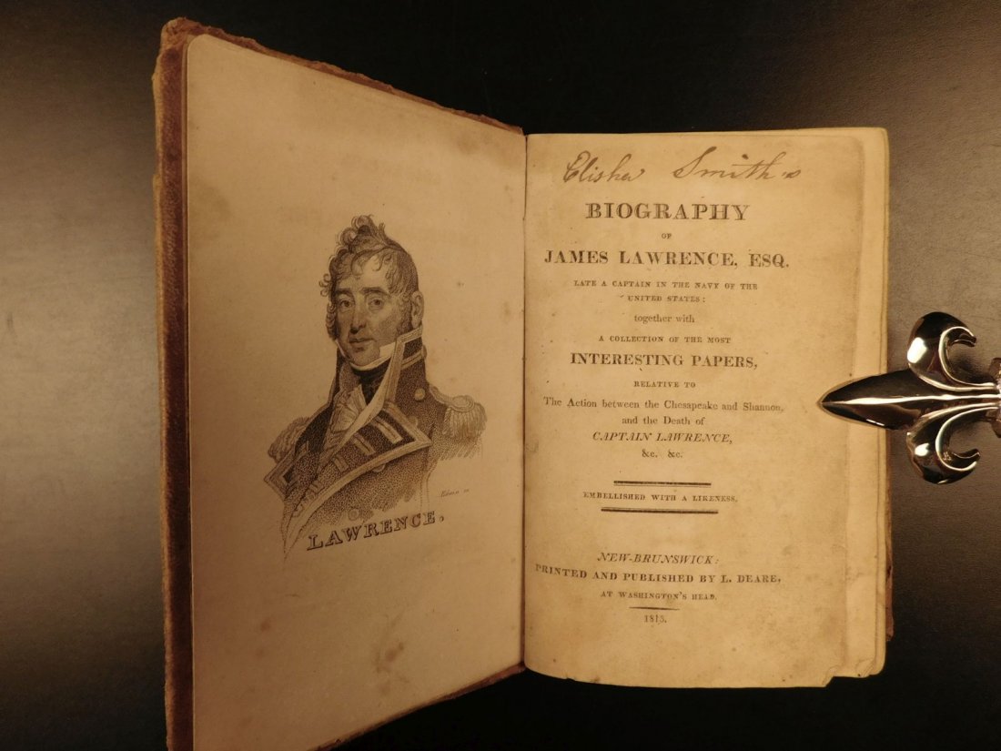 1813 1ed American NAVY Letters of Captain James Lawrenc (1 of 10)